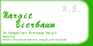margit bierbaum business card